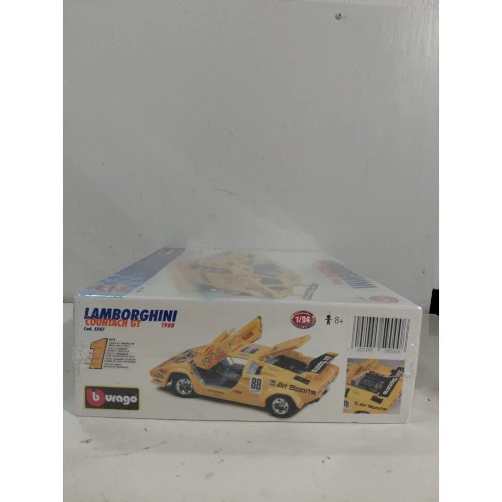 NIP Bburago 5547 1:24 Die Cast Rain-X JGTC 88 Lamborghini Countach Race Car Kit